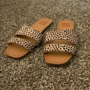 Dolce Vita leopard spot sandals